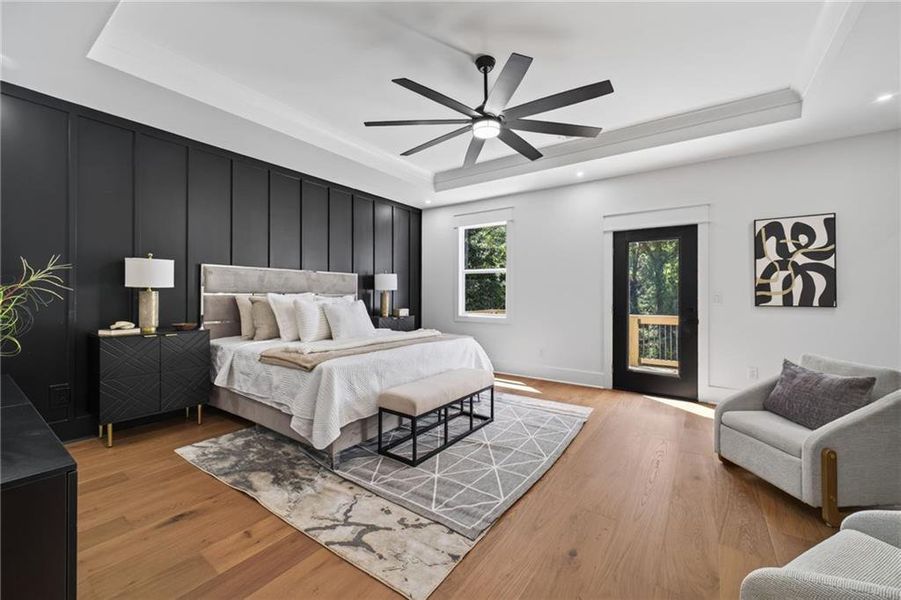 Furnished interior view inside a new home in , Hoschton (Image 43).