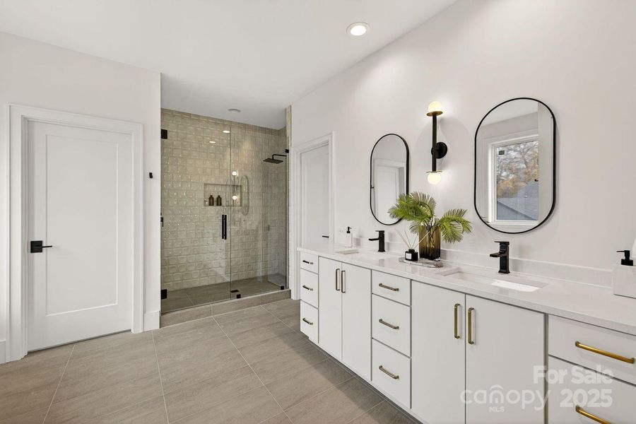 Furnished interior view inside a new home in , Charlotte (Image 28). Furnished interior view inside a new home in , Charlotte (Image 28).