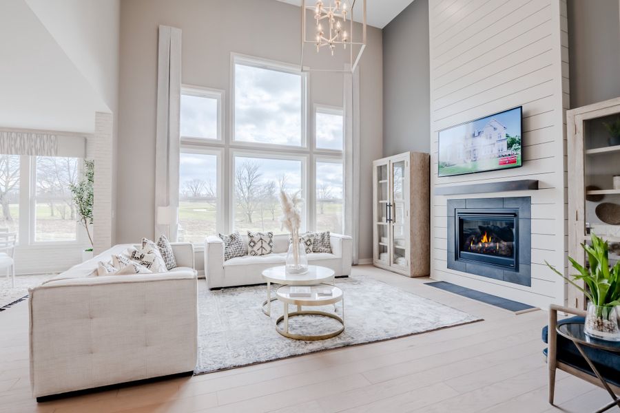 Representative furnished interior of a home built from the Mitchell by Fischer Homes in Leeland Farms, Fuquay Varina (Image 5).