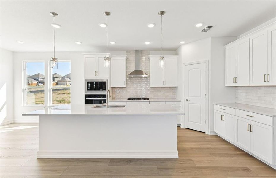 View of kitchen from gathering room View of kitchen from gathering room