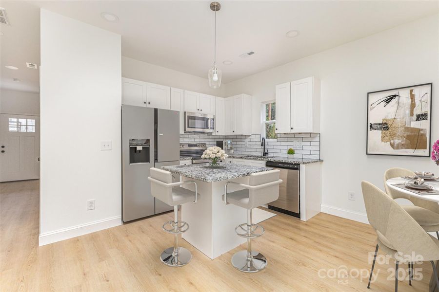 Furnished interior view inside a new home in , Hickory (Image 6).