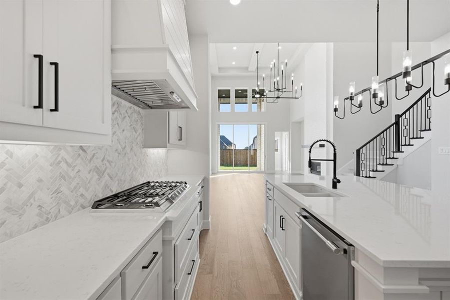 Furnished interior view inside a new home in Star Trail: 55ft. lots, Prosper (Image 10). Furnished interior view inside a new home in Star Trail: 55ft. lots, Prosper (Image 10).