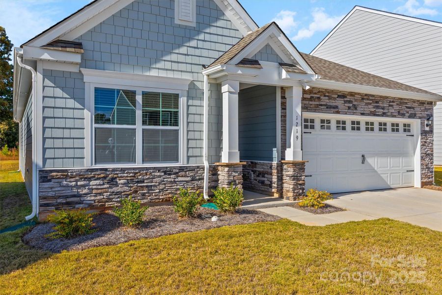 Exterior details and patio area of a home in Fergus Crossing, York (Image 23). Exterior details and patio area of a home in Fergus Crossing, York (Image 23).