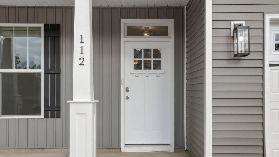 Exterior details and patio area of a home in Briargate, Fountain Inn (Image 3).