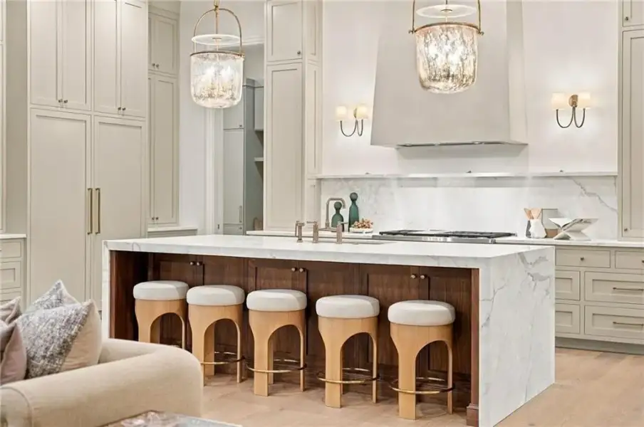 Furnished interior view inside a new home in , Atlanta (Image 14).