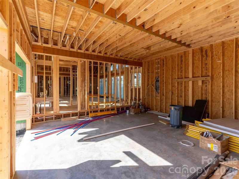 In-progress construction of a new home in , Mill Spring, NC (Image 17).