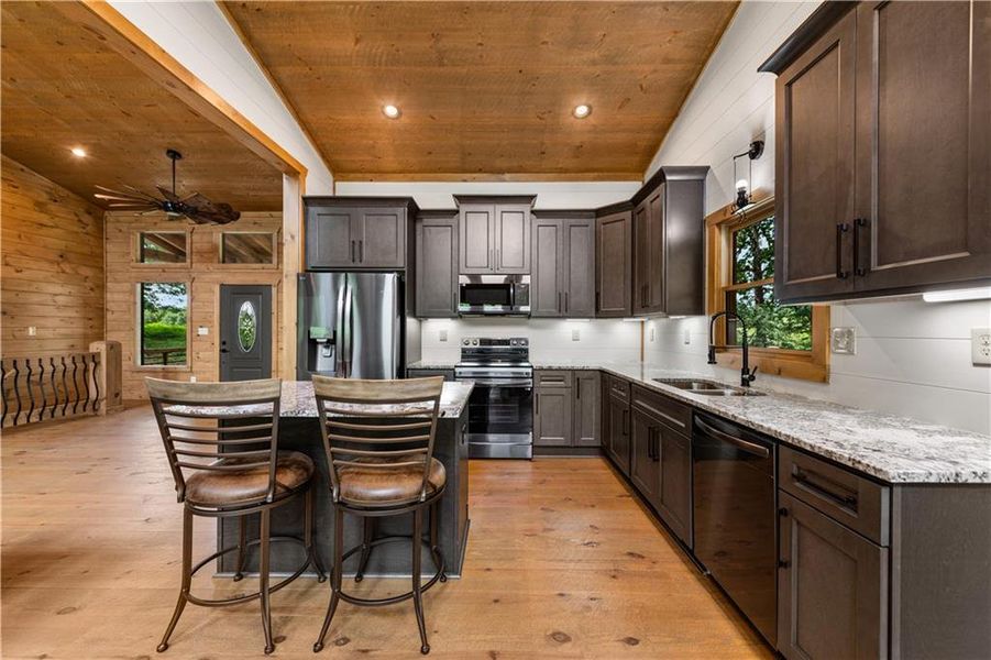Furnished interior view inside a new home in , Blue Ridge (Image 14).