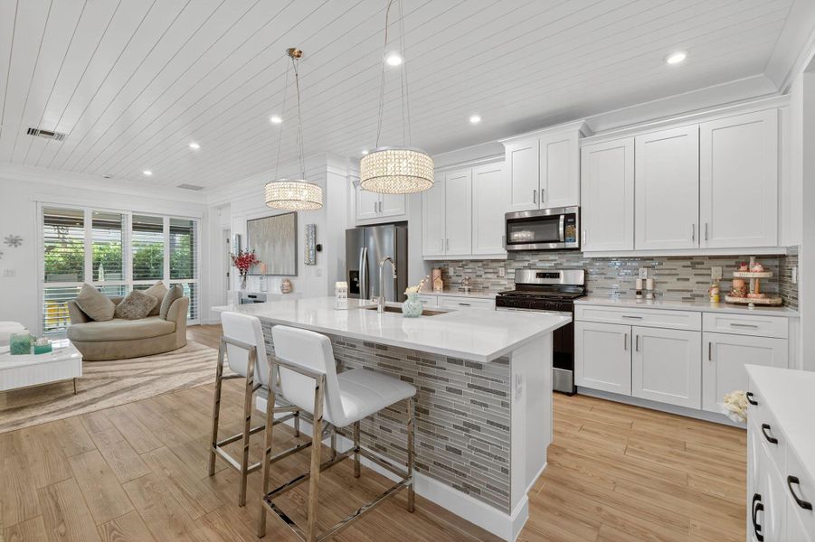 Furnished interior view inside a new home in Tradition - Telaro, Port St. Lucie (Image 6).