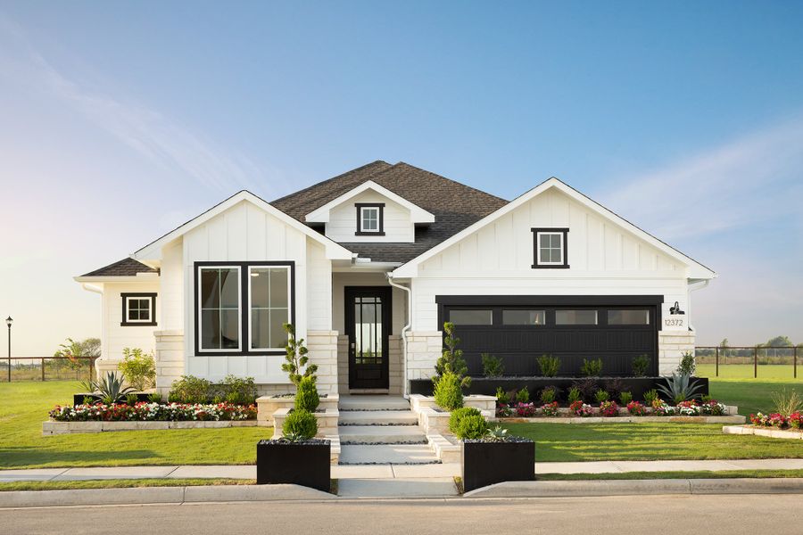 Representative exterior photo of a completed home built from the Elgin by Scott Felder Homes in Prominence, San Antonio, TX (Image 22). Representative exterior photo of a completed home built from the Elgin by Scott Felder Homes in Prominence, San Antonio, TX (Image 22).