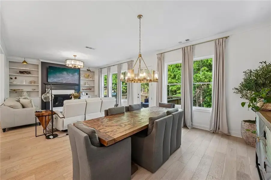 Furnished interior view inside a new home in Lakeside at River Green, Canton (Image 6).