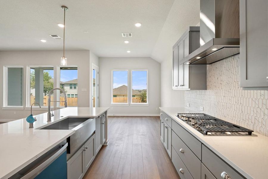 Furnished interior view inside a new home in Park Collection At Park Central, Georgetown (Image 9). Furnished interior view inside a new home in Park Collection At Park Central, Georgetown (Image 9).