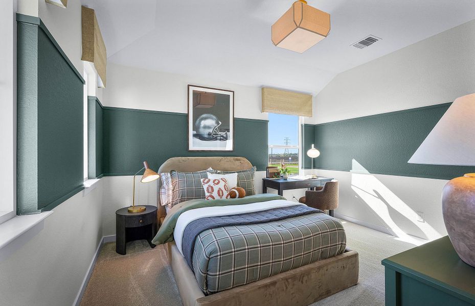 Representative furnished interior of a home built from the Sanford by Pulte Homes in Kuempel Farms, Pflugerville (Image 58).