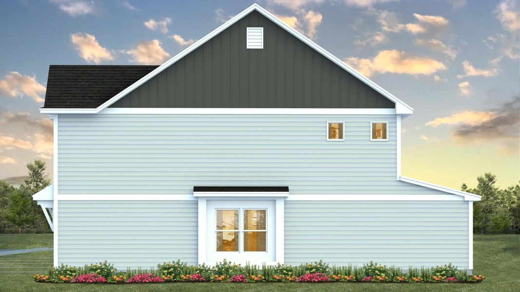 Front exterior of a new home in Garbon Fields, Summerville, SC, highlighting curb appeal (Image 19).
