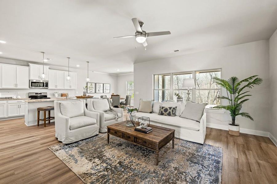 Furnished interior view inside a new home in , Homer (Image 10).