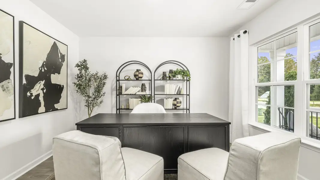 Furnished interior view inside a new home in Foxtail, Yadkinville (Image 4). Furnished interior view inside a new home in Foxtail, Yadkinville (Image 4).