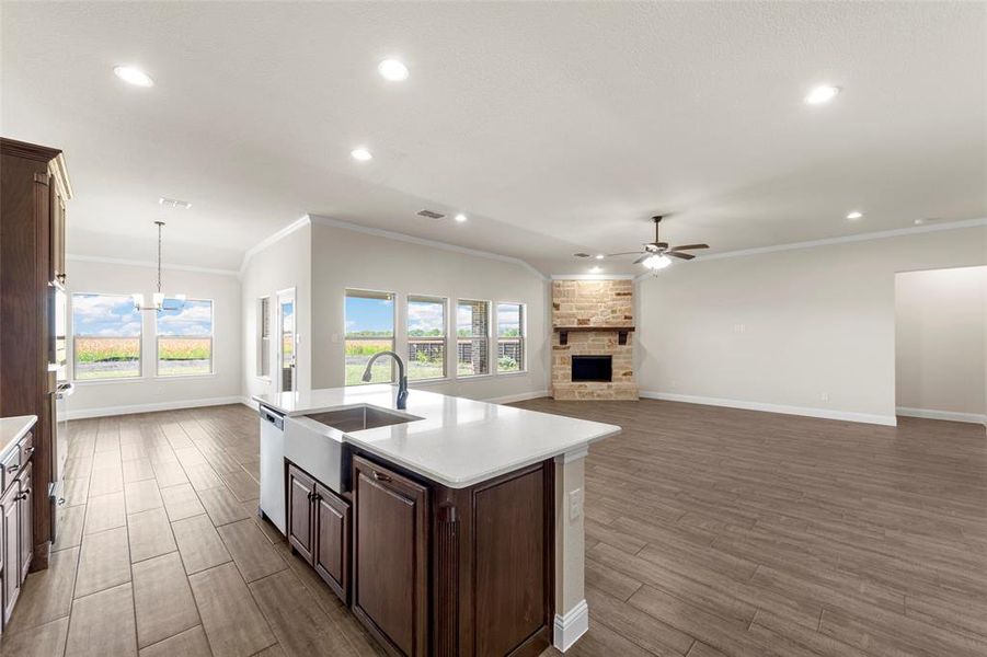 Furnished interior view inside a new home in High Meadows Estates, Nevada (Image 8). Furnished interior view inside a new home in High Meadows Estates, Nevada (Image 8).