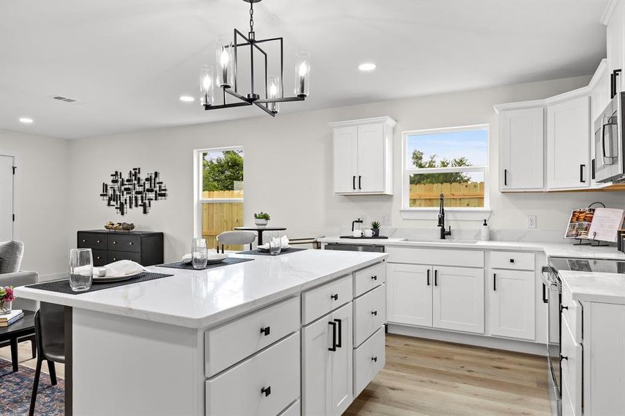 Furnished interior view inside a new home in , Robinson (Image 7).