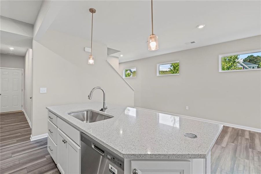Furnished interior view inside a new home in Villas at Gold Creek, Dawsonville (Image 8).