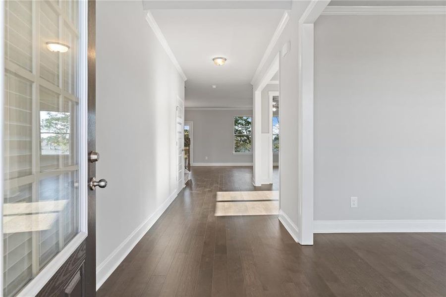 Spacious, unfurnished interior of a new home in Paces Estates, Lithia Springs (Image 18). Spacious, unfurnished interior of a new home in Paces Estates, Lithia Springs (Image 18).