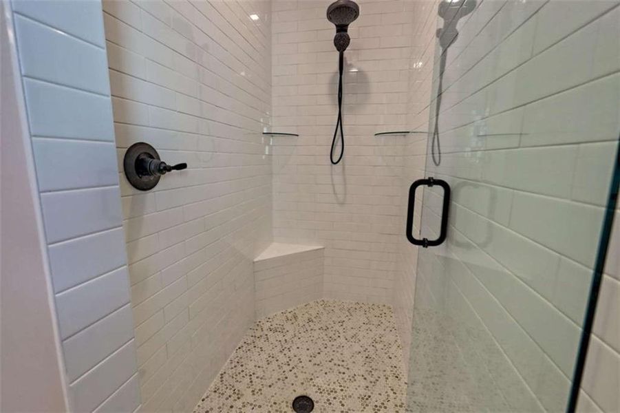 Close-up of interior finishes inside a home in , Clarkesville (Image 20).