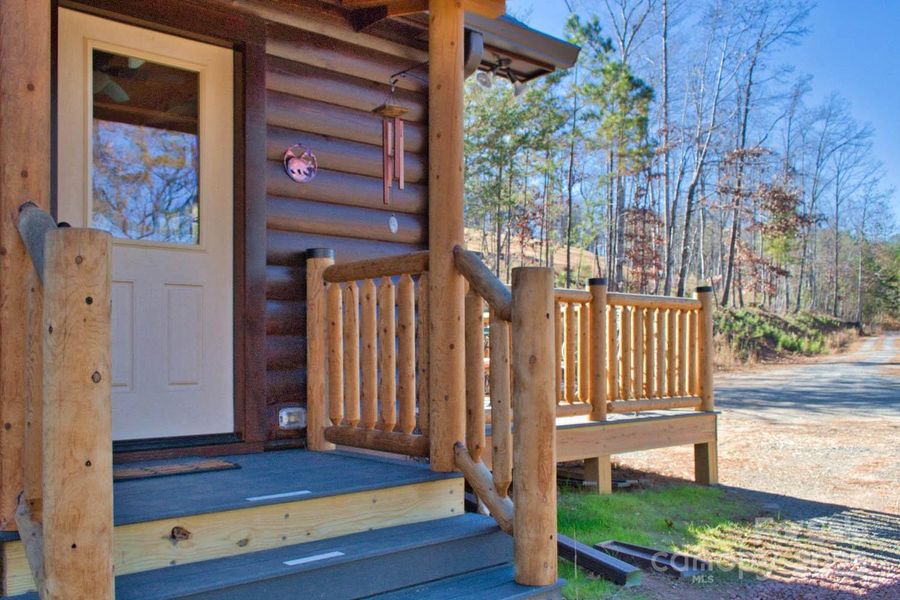 Exterior details and patio area of a home in , Rutherfordton (Image 9).