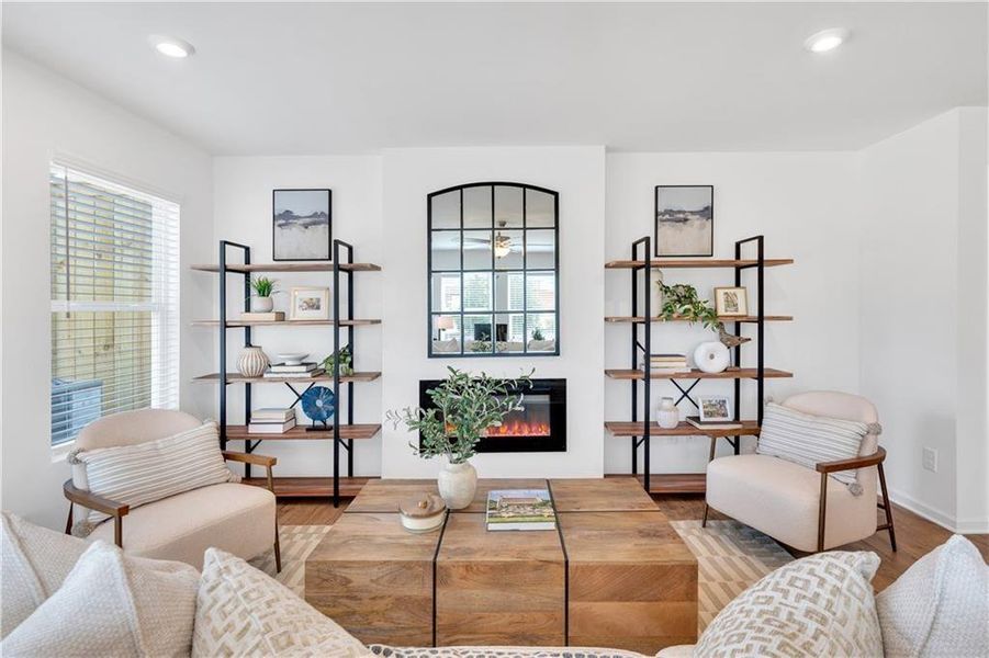 Furnished interior view inside a new home in Village Green, Adairsville (Image 14).