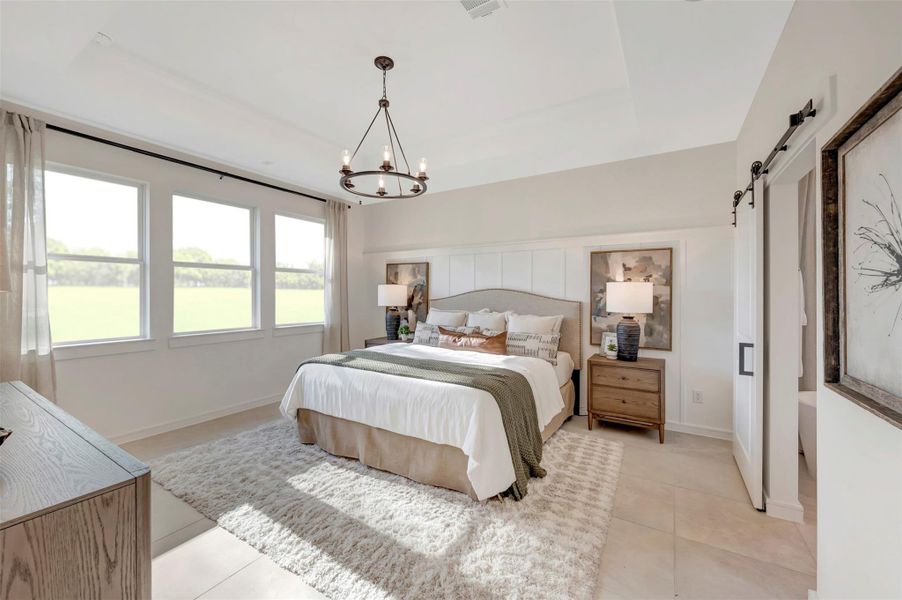 Spacious primary suite (*Photo not of actual home and used for illustration purposes only.)