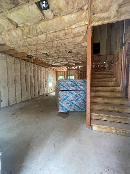 Foyer entry to the Family room