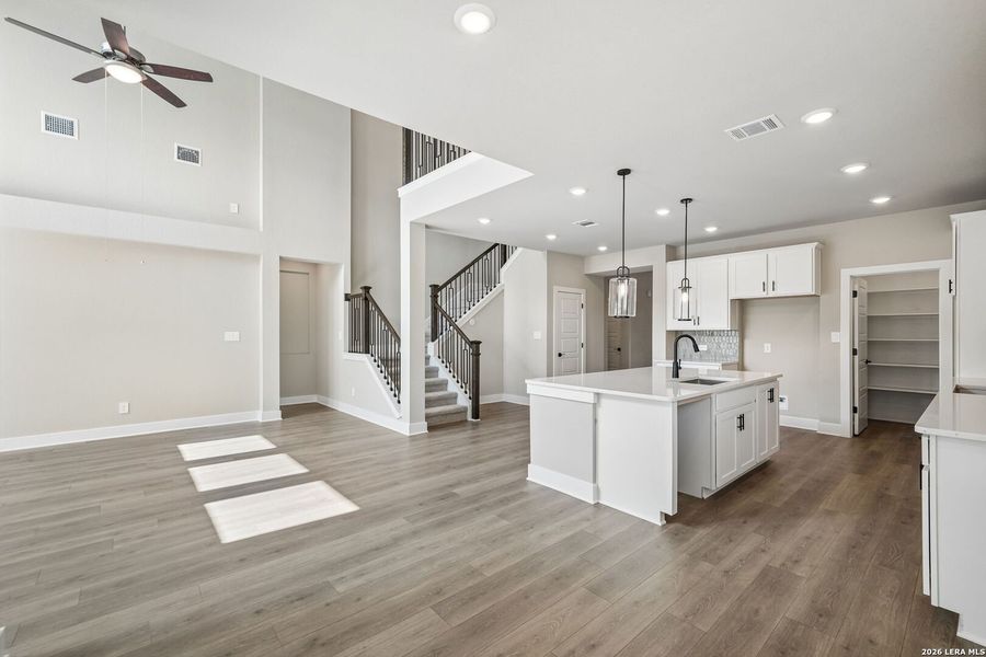 Furnished interior view inside a new home in Fox Falls, Boerne (Image 15).
