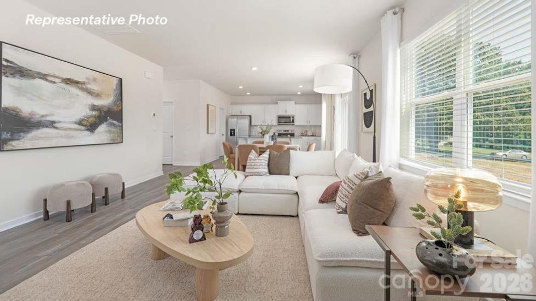Furnished interior view inside a new home in Bristol Terrace, Statesville (Image 9).