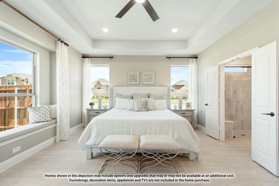 Furnished interior view inside a new home in Devonshire, Forney (Image 39).