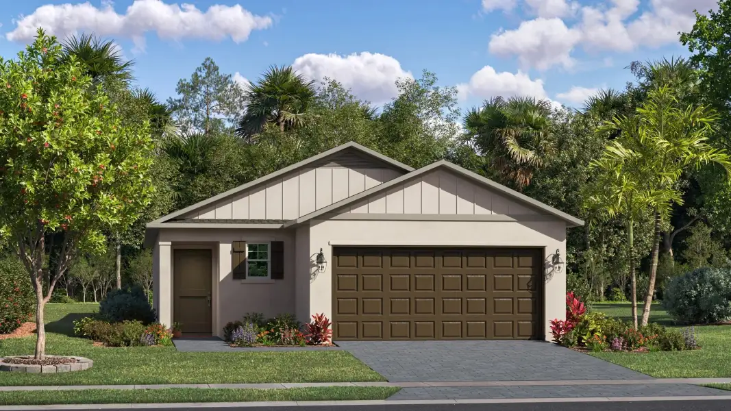 Exterior C with landscaping Exterior C with landscaping