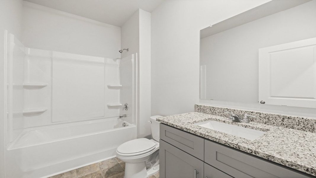 Representative furnished interior of a home built from the Cali by D.R. Horton in Highland Hills, Graniteville (Image 10).