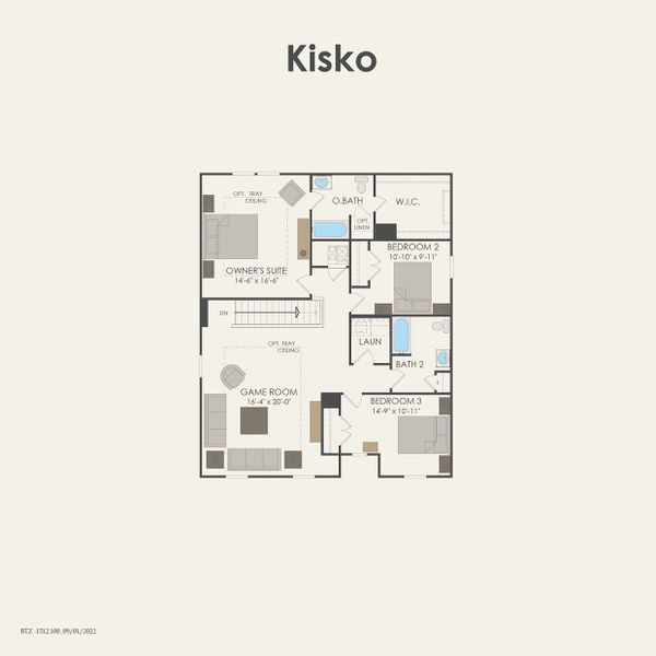2D floor plan layout for the Kisko by Centex in Pinara Pines, Conroe, TX (Image 3). 2D floor plan layout for the Kisko by Centex in Pinara Pines, Conroe, TX (Image 3).