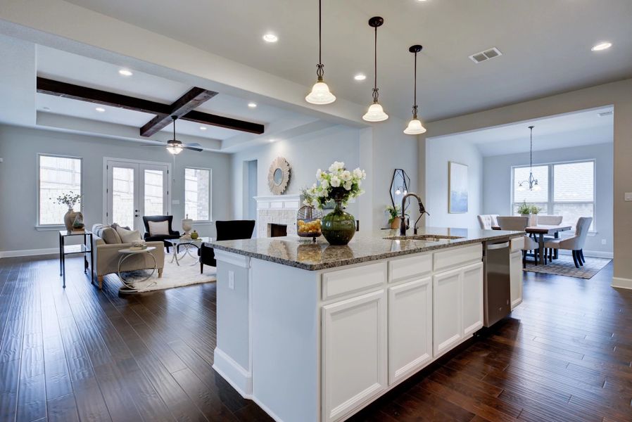 Representative furnished interior of a home built from the Carmen by Ashton Woods in Megan's Landing 70's, Castroville (Image 16).