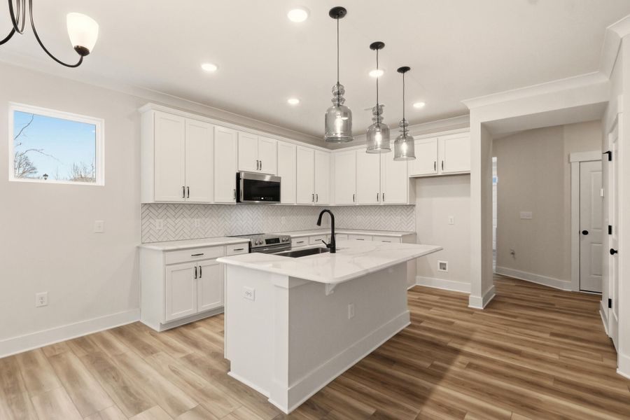 Furnished interior view inside a new home in Harbor Crossing, Greensboro (Image 7).