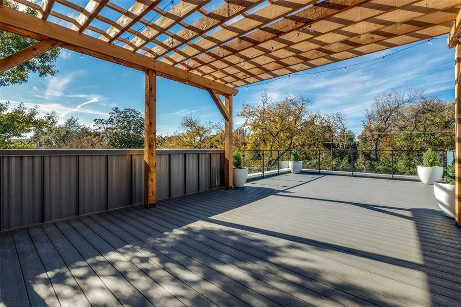 Pergola on Rooftop Pergola on Rooftop