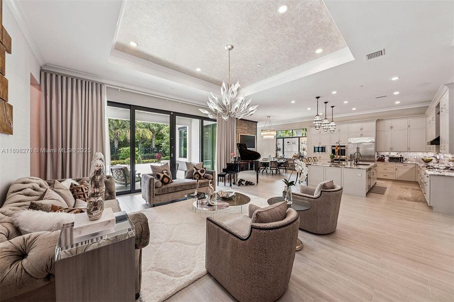 Furnished interior view inside a new home in , Palm Beach Gardens (Image 24).