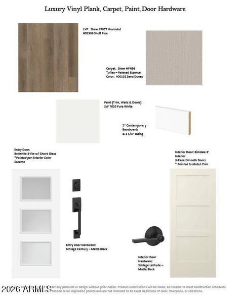 U46 Lot 20 Flooring - Doors - Paint