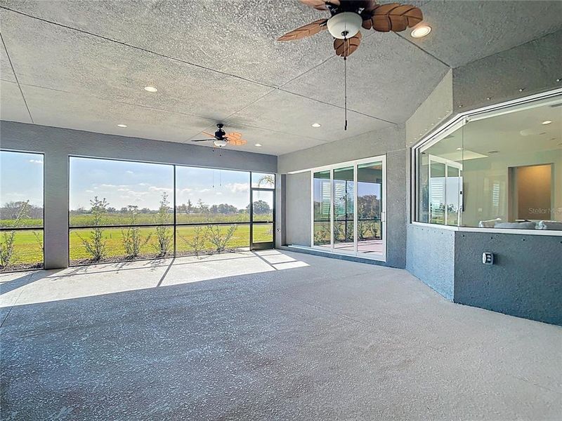 Exterior details and patio area of a home in Hampton Lakes, Sarasota (Image 3). Exterior details and patio area of a home in Hampton Lakes, Sarasota (Image 3).