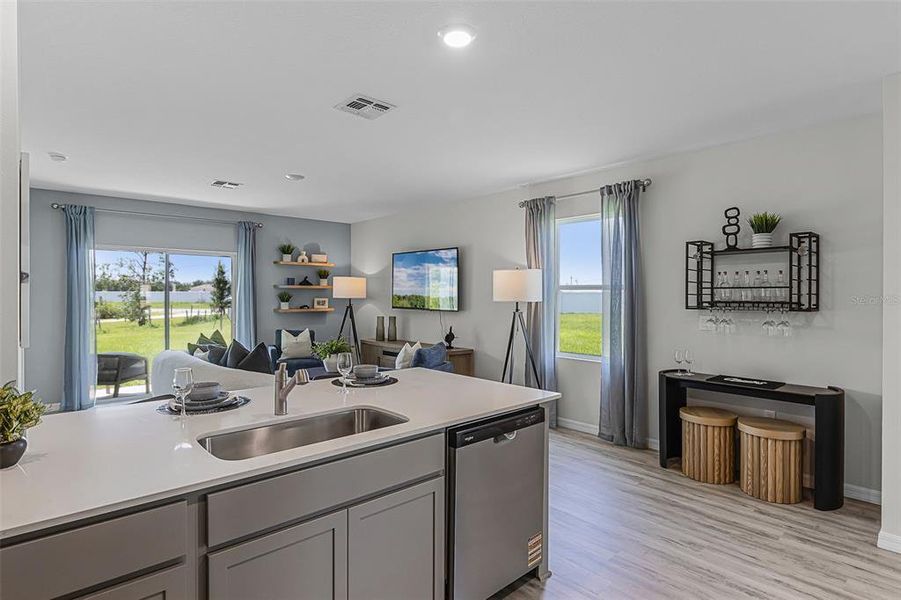 Furnished interior view inside a new home in , Haines City (Image 15).