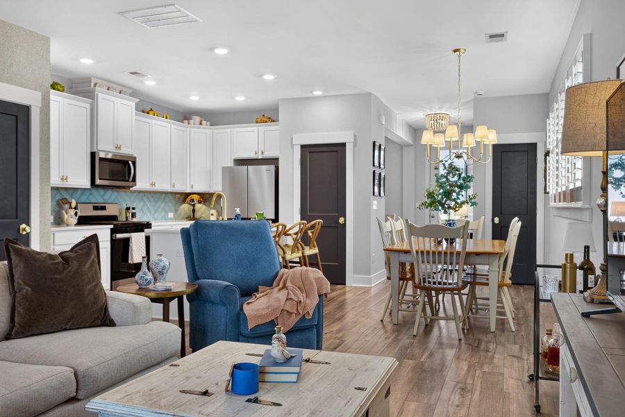 Furnished interior view inside a new home in Nexton - Midtown - The Park Collection, Summerville (Image 18). Furnished interior view inside a new home in Nexton - Midtown - The Park Collection, Summerville (Image 18).