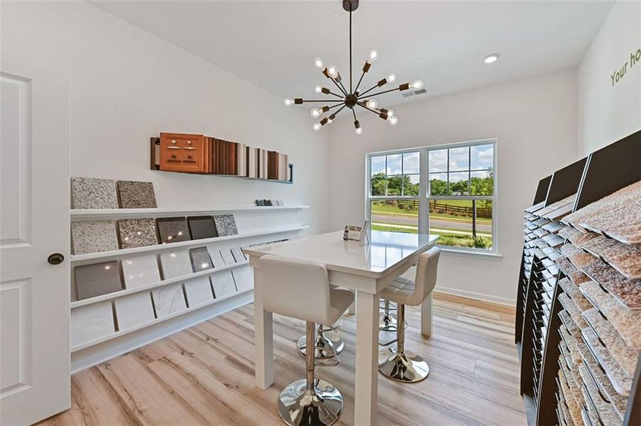 Furnished interior view inside a new home in Sagebrook, Powder Springs (Image 27).