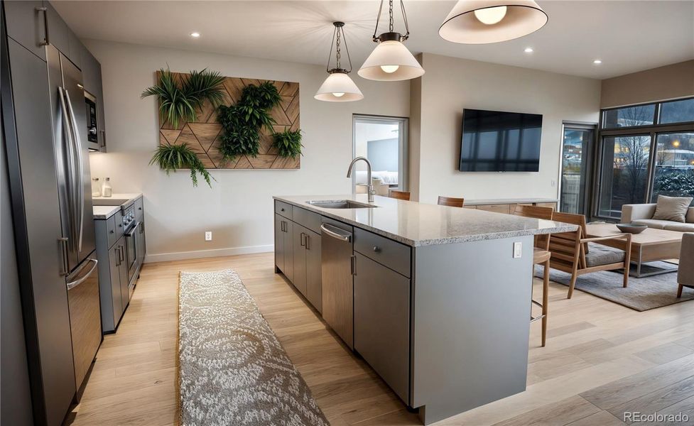 Furnished interior view inside a new home in , Denver (Image 4).