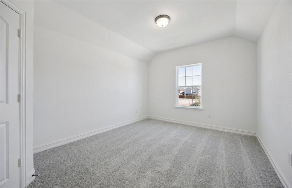 Comfortable secondary bedroom with generous closet space Comfortable secondary bedroom with generous closet space