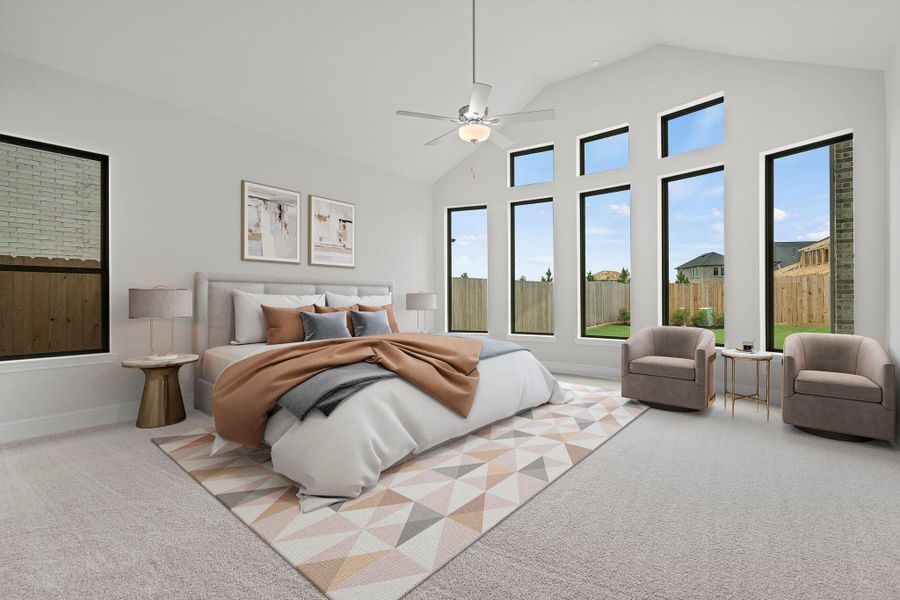 Furnished interior view inside a new home in Harvest Green, Richmond (Image 11). Furnished interior view inside a new home in Harvest Green, Richmond (Image 11).