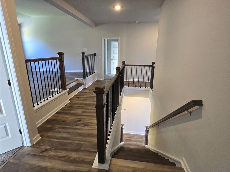 Furnished interior view inside a new home in Enclave at Logan Point, Loganville (Image 7). Furnished interior view inside a new home in Enclave at Logan Point, Loganville (Image 7).