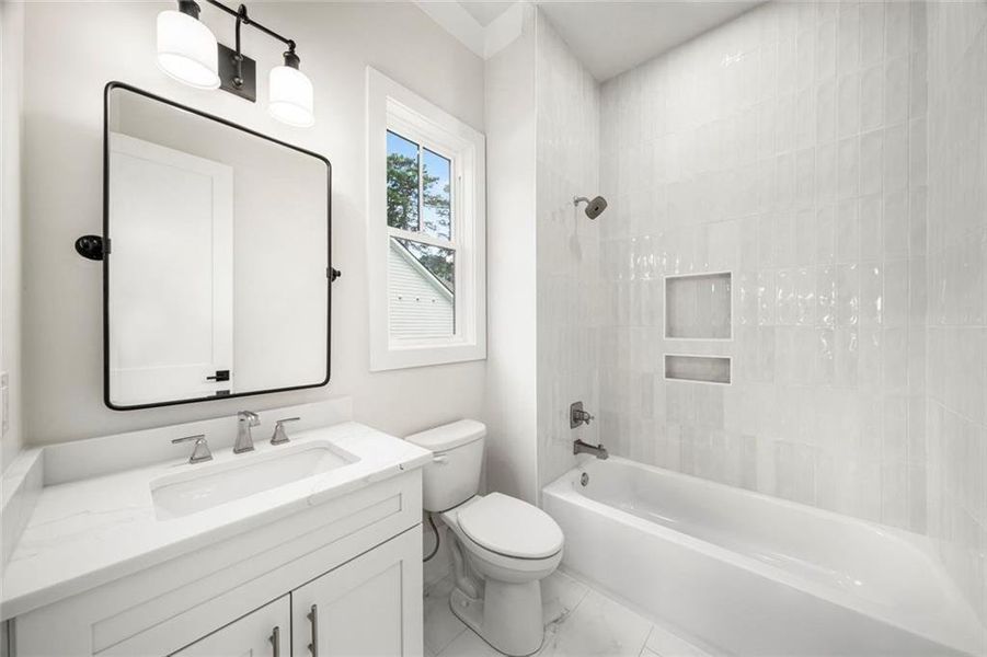Furnished interior view inside a new home in , Atlanta (Image 16).
