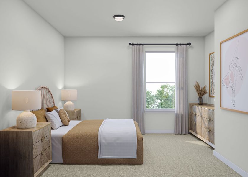 Representative furnished interior of a home built from the Mariposa by Tri Pointe Homes in Terrace Collection At Turner's Crossing, Buda (Image 19).