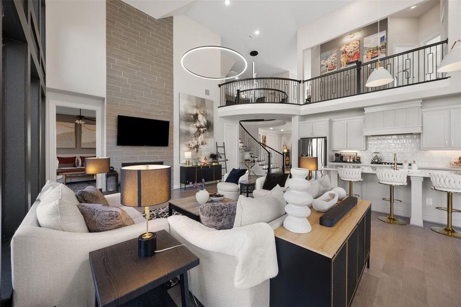 Furnished interior view inside a new home in Somercrest, Midlothian (Image 20).